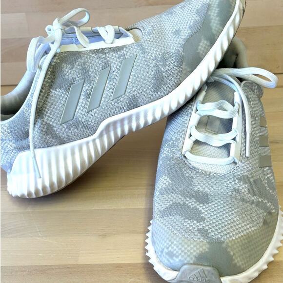 adidas Shoes - ADIDAS FortaRun Gray White Camo W9 M7 Wide